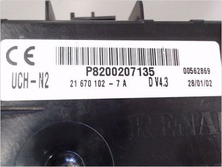 BOITIER GESTION HABITACLE RENAULT CLIO