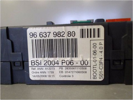BOITIER GESTION HABITACLE PEUGEOT 207