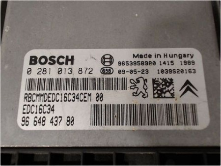 CALCULATEUR MOTEUR PEUGEOT PARTNER