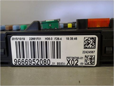 BOITIER GESTION HABITACLE CITROEN C3