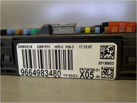 BOITIER GESTION HABITACLE CITROEN C3