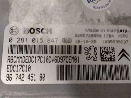 CALCULATEUR MOTEUR PEUGEOT 308