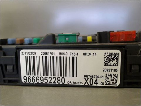 BOITIER GESTION HABITACLE CITROEN C3