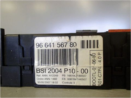 BOITIER GESTION HABITACLE CITROEN C3