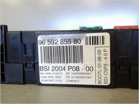 BOITIER GESTION HABITACLE PEUGEOT 207