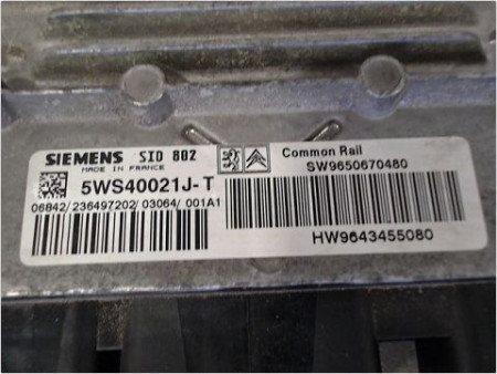 CALCULATEUR MOTEUR CITROEN C3