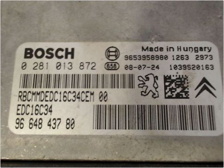 CALCULATEUR MOTEUR PEUGEOT 207