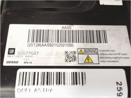 CALCULATEUR MOTEUR OPEL ASTRA