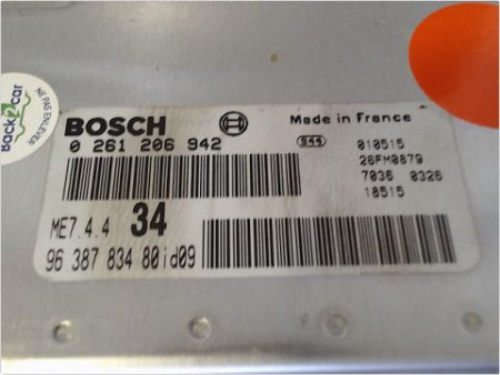 CALCULATEUR MOTEUR PEUGEOT 206