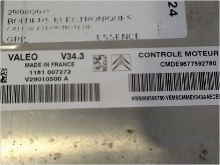 CALCULATEUR MOTEUR PEUGEOT 206
