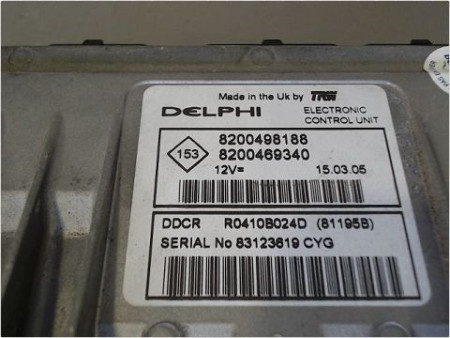 CALCULATEUR MOTEUR RENAULT MEGANE