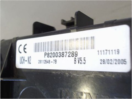 BOITIER GESTION HABITACLE RENAULT CLIO