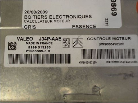 CALCULATEUR MOTEUR PEUGEOT 206