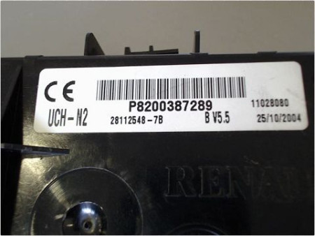 BOITIER GESTION HABITACLE RENAULT CLIO
