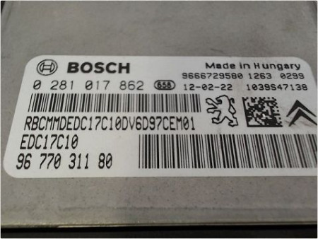 CALCULATEUR MOTEUR CITROEN C4