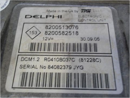 CALCULATEUR MOTEUR RENAULT KANGOO