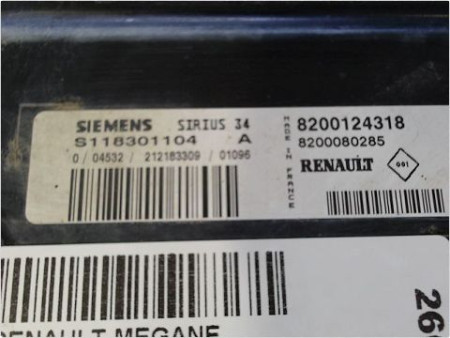 CALCULATEUR MOTEUR RENAULT MEGANE
