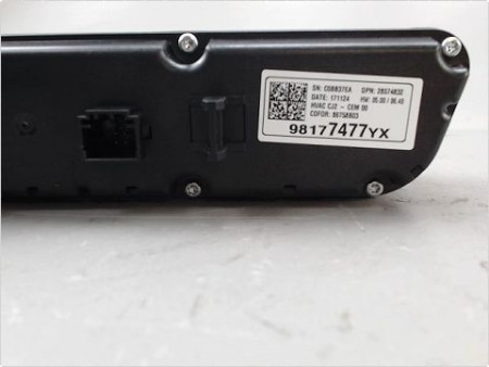 COMMANDE DE CHAUFFAGE OPEL GRANDLAND