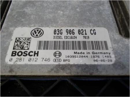 CALCULATEUR MOTEUR VOLKSWAGEN CADDY