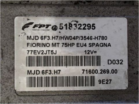 CALCULATEUR MOTEUR FIAT FIORINO