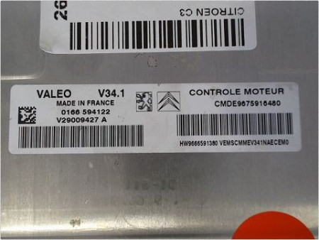 CALCULATEUR MOTEUR CITROEN C3