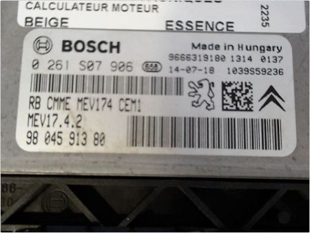 CALCULATEUR MOTEUR CITROEN C4