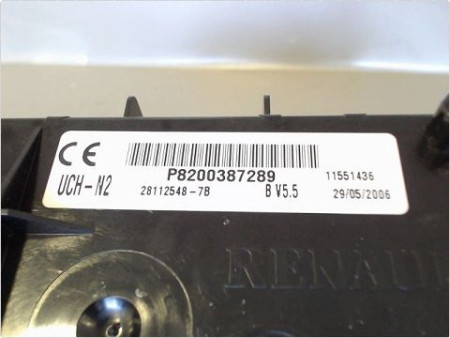 BOITIER GESTION HABITACLE RENAULT CLIO