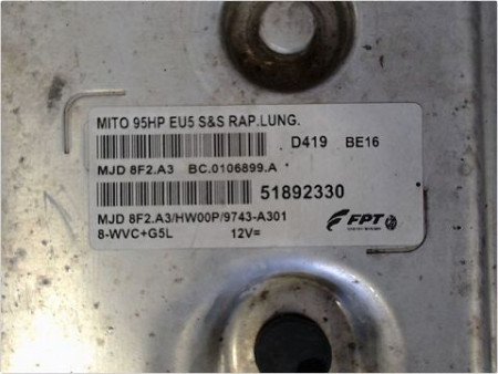 CALCULATEUR MOTEUR ALFA ROMEO MITO