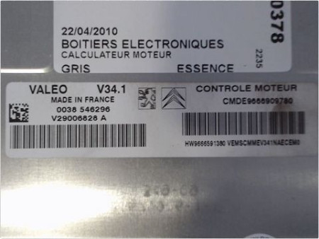 CALCULATEUR MOTEUR CITROEN C3