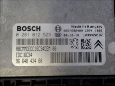 CALCULATEUR MOTEUR CITROEN C3