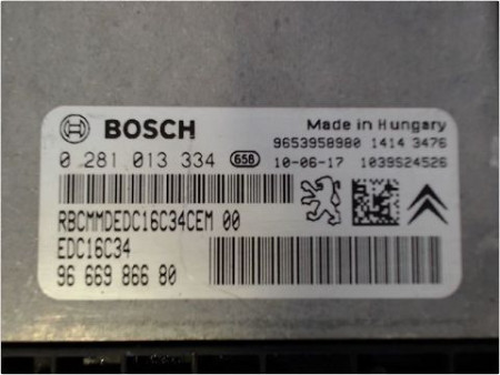 CALCULATEUR MOTEUR CITROEN C4