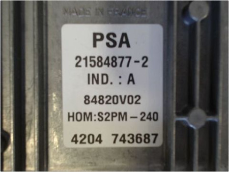 CALCULATEUR MOTEUR CITROEN C5
