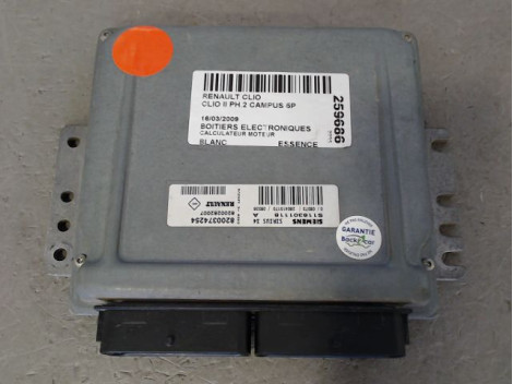 CALCULATEUR MOTEUR RENAULT CLIO II CAMPUS 06-09