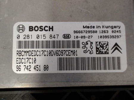 CALCULATEUR MOTEUR CITROEN C3