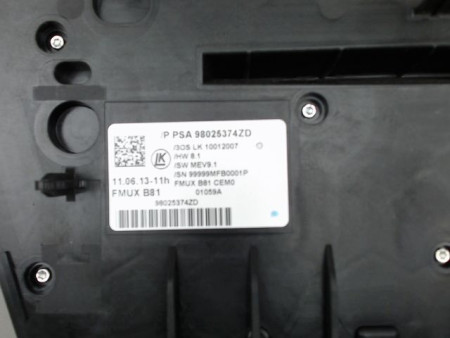 COMMANDE DE CHAUFFAGE CITROEN DS5