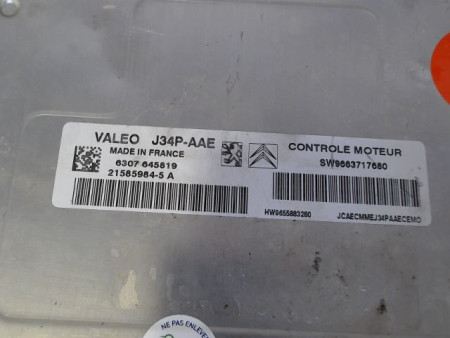 CALCULATEUR MOTEUR PEUGEOT 206