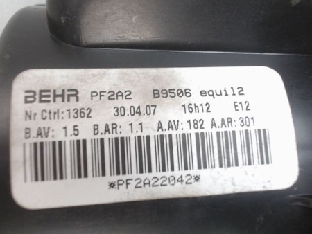 MOTEUR VENTILATEUR CHAUFFAGE PEUGEOT 307