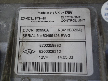 CALCULATEUR MOTEUR RENAULT MEGANE