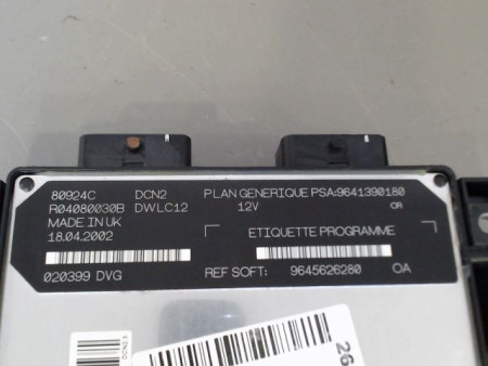 CALCULATEUR MOTEUR PEUGEOT 206
