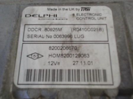 CALCULATEUR MOTEUR RENAULT CLIO