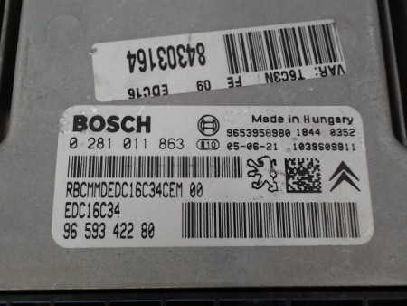 CALCULATEUR MOTEUR PEUGEOT 307