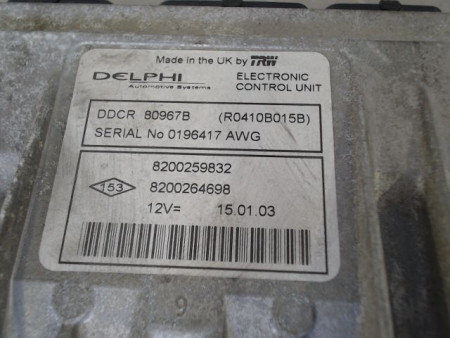 CALCULATEUR MOTEUR RENAULT MEGANE