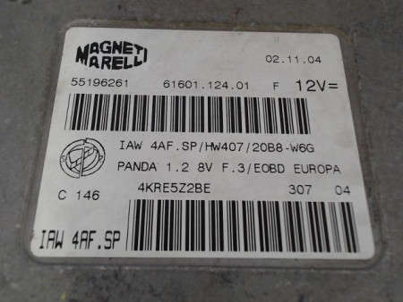 CALCULATEUR MOTEUR FIAT PANDA