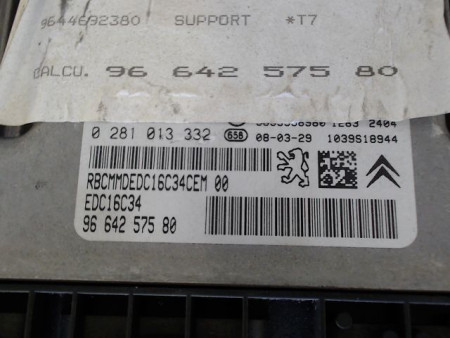 CALCULATEUR MOTEUR PEUGEOT 308