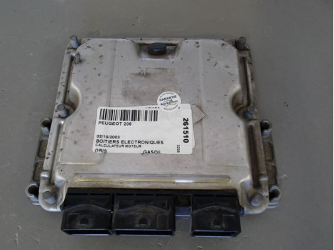 CALCULATEUR MOTEUR PEUGEOT 206