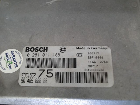 CALCULATEUR MOTEUR PEUGEOT 206