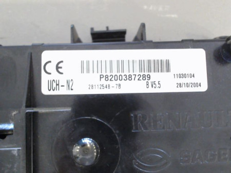 BOITIER GESTION HABITACLE RENAULT CLIO