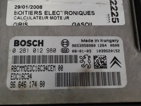 CALCULATEUR MOTEUR CITROEN C4