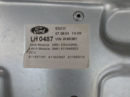MECANISME LEVE-GLACE AVANT GAUCHE FORD FOCUS
