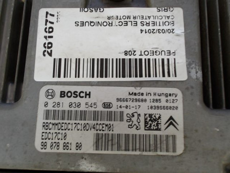CALCULATEUR MOTEUR PEUGEOT 208